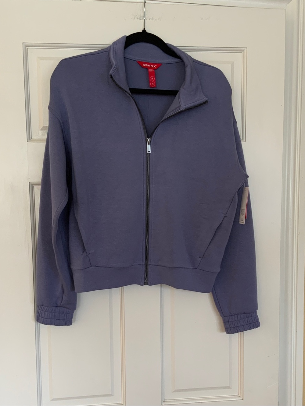 SPANX Dusty Lavender Full-Zip Jacket
